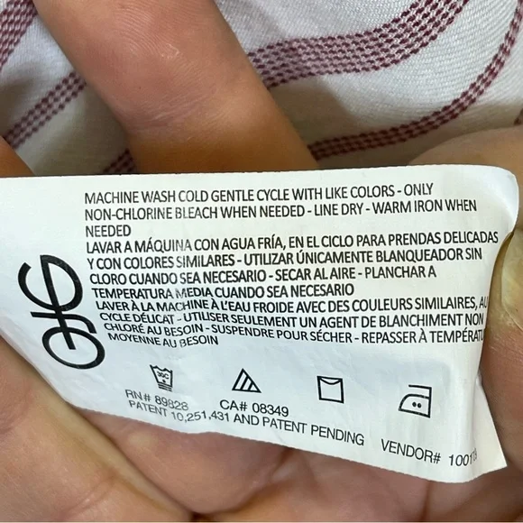 Nine West Jeans, Striped Blouse. Size XXL. In excellent condition! - Picture 5 of 5